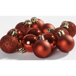 Gifi Boule de Noël rouge x12^ Décoration Sapin