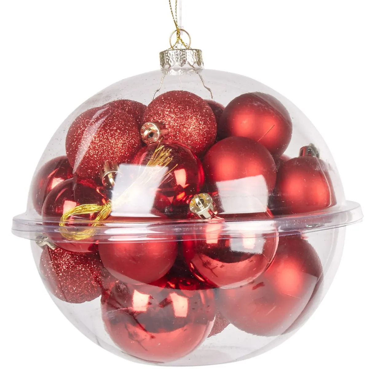 Gifi Boule de Noël rouge x20^ Décoration Sapin