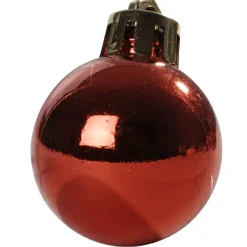 Gifi Boule de Noël rouge x12^ Décoration Sapin