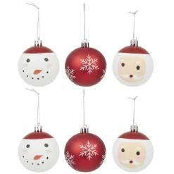 Gifi Boule de Noël traditionnelle Ø6 cm x6^ Décoration Sapin