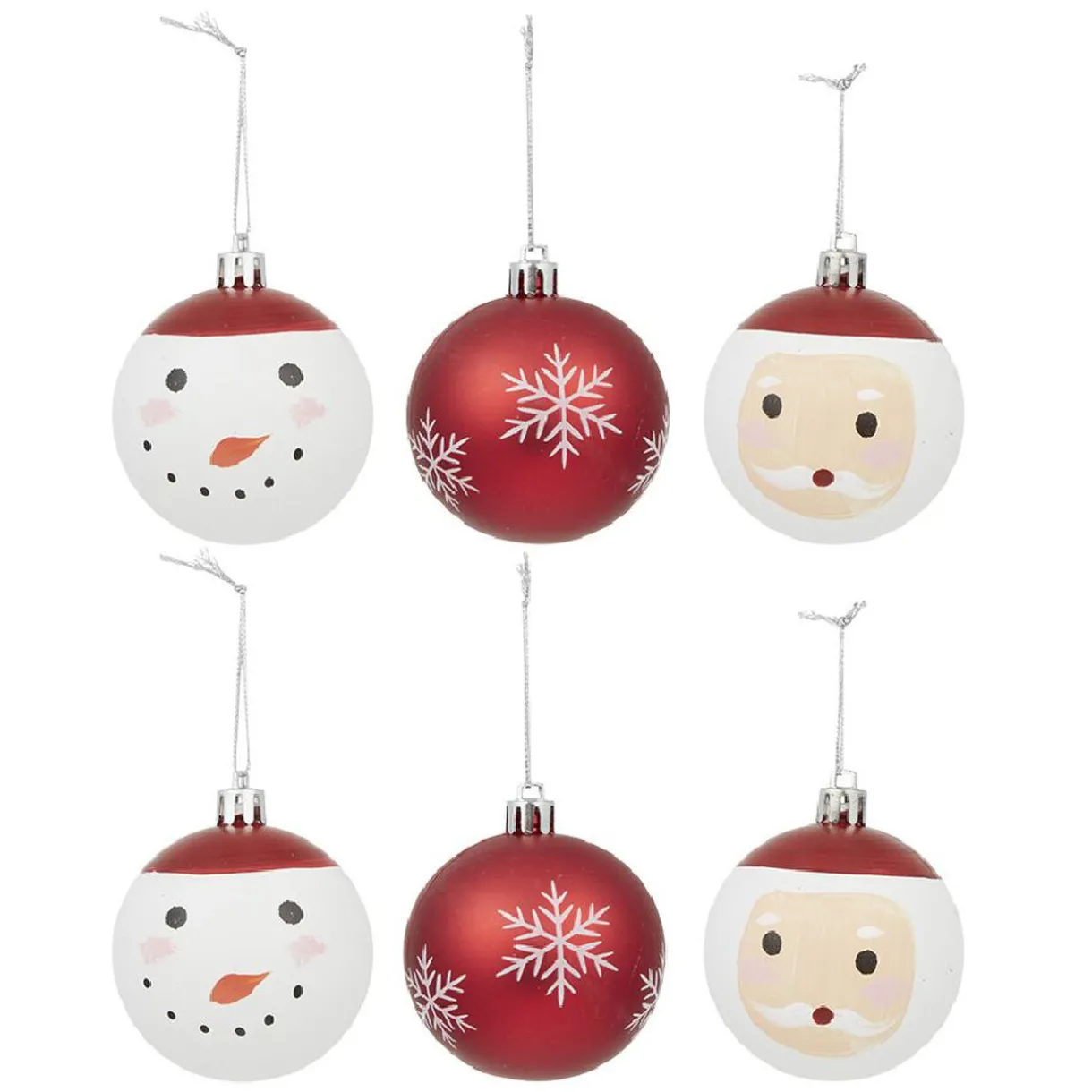 Gifi Boule de Noël traditionnelle Ø6 cm x6^ Décoration Sapin