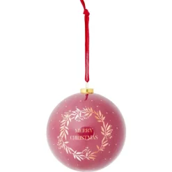Gifi Boule de Noël traditionnel vintage Ø8cm - 3 modèles^ Décoration Sapin