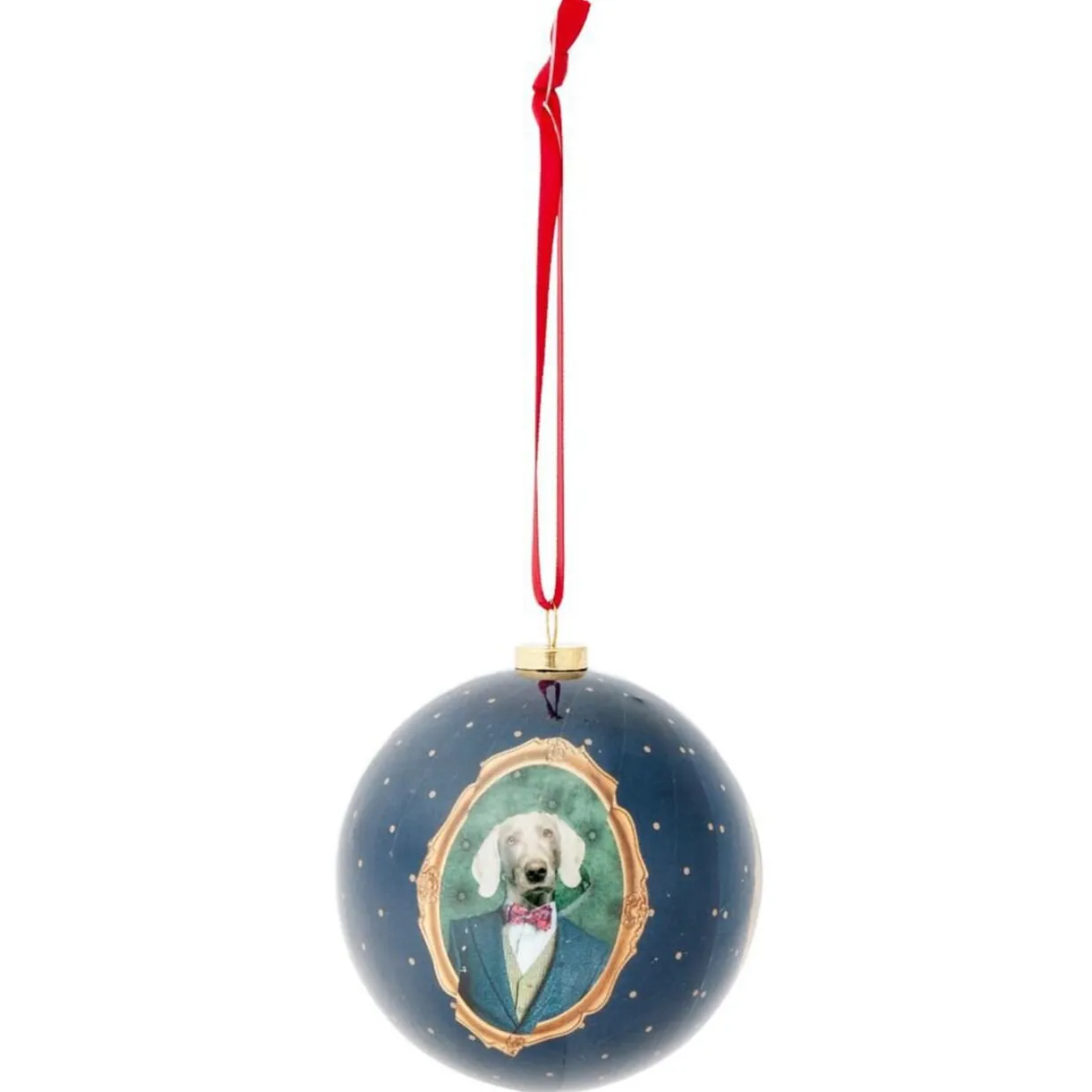Gifi Boule de Noël traditionnel vintage Ø8cm - 3 modèles^ Décoration Sapin