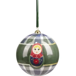 Gifi Boule de Noël XL papier design Fantasia Ø12cm^ Décoration Sapin