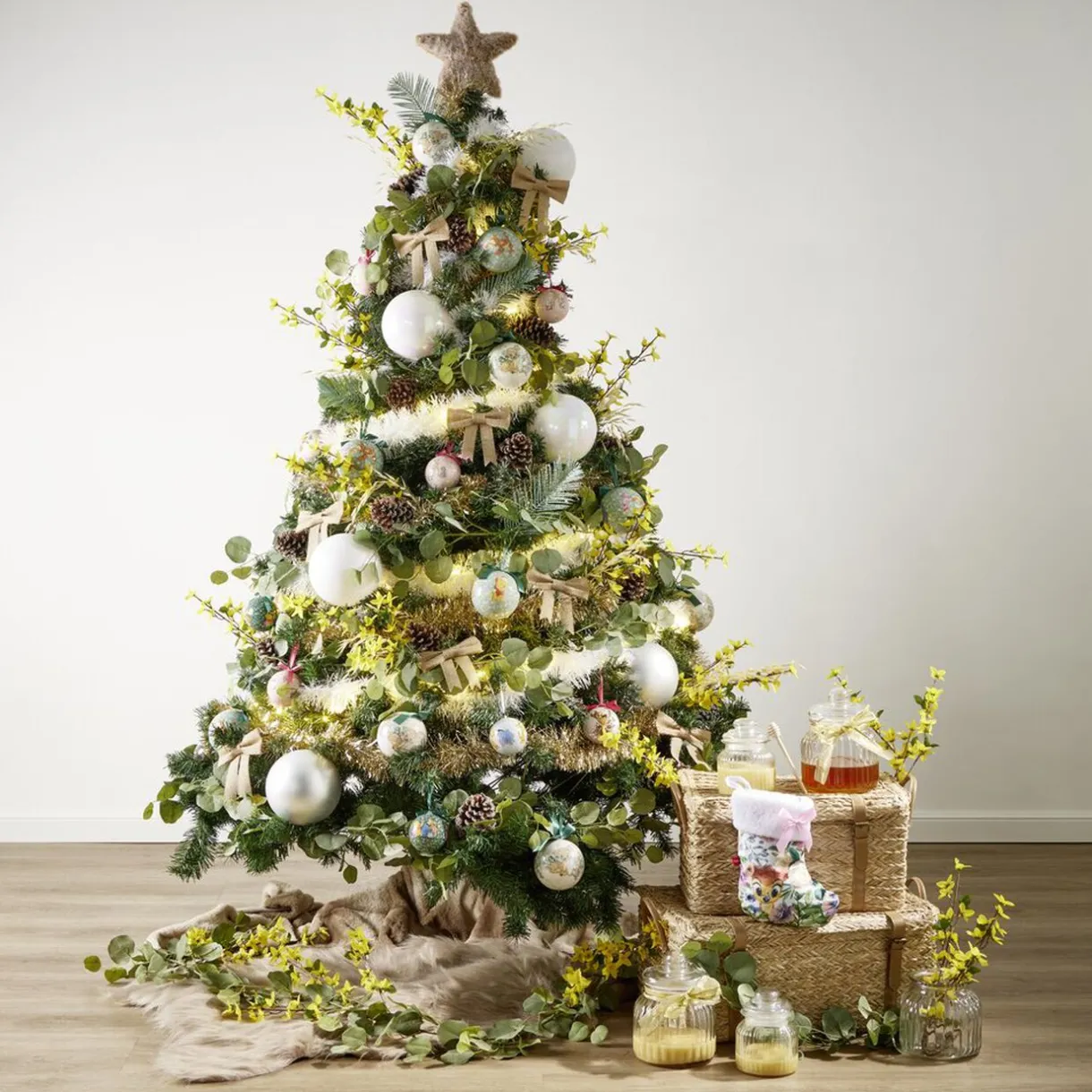 Gifi Boule Mon 1er Noël Disney Bambi rose Ø7,5cm^ Décoration Sapin