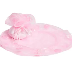 Clearance Gifi Bourse rond à dragées rose x4