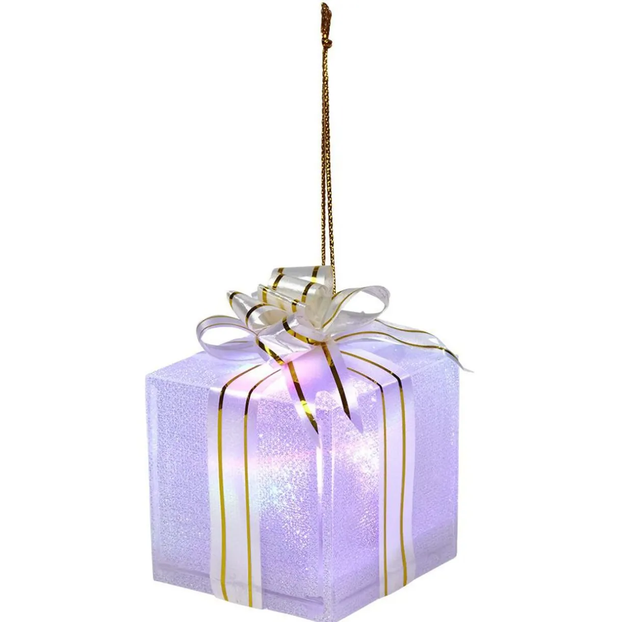 Gifi Cadeau de Noël lumineux à suspendre