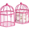 Sale Gifi Cage à dragées rose fuchsia x2