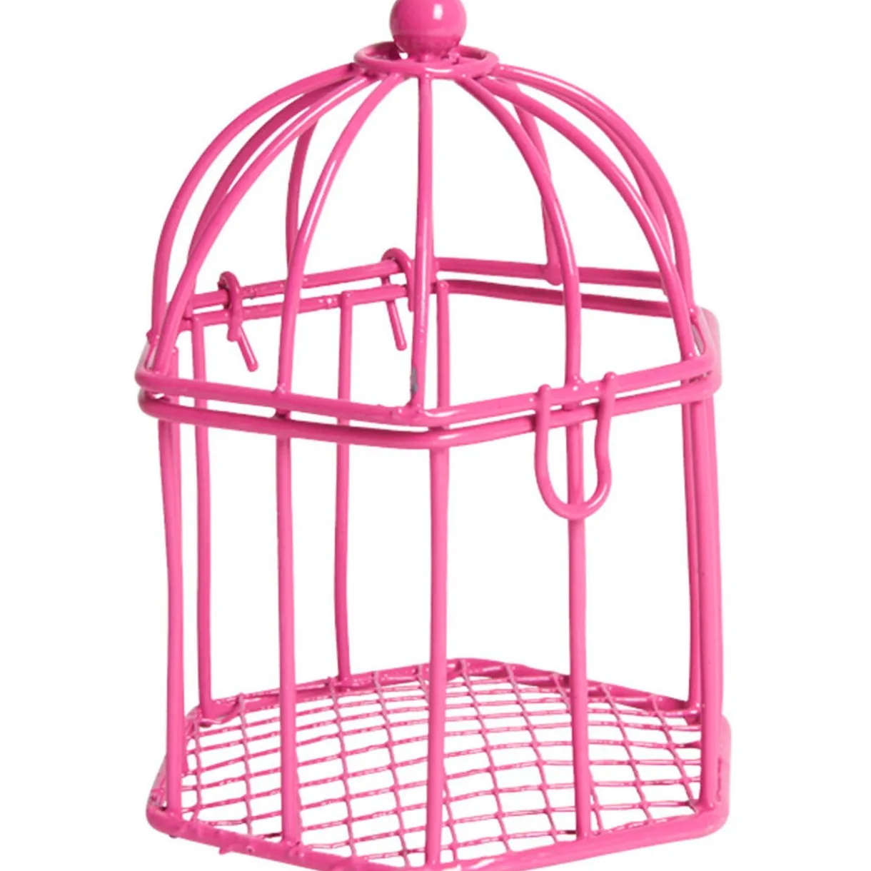 Sale Gifi Cage à dragées rose fuchsia x2