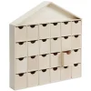 Gifi Calendrier de l'Avent 24 cases en bois^ Loisirs Créatifs Et Emballage Cadeau