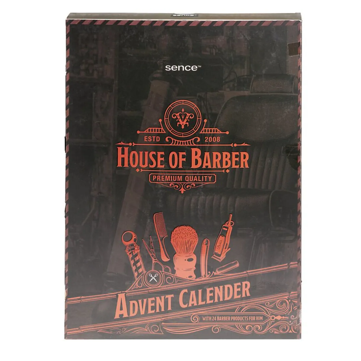 Gifi Calendrier de l'Avent homme barbier Sence 24 cases^ Loisirs Créatifs Et Emballage Cadeau
