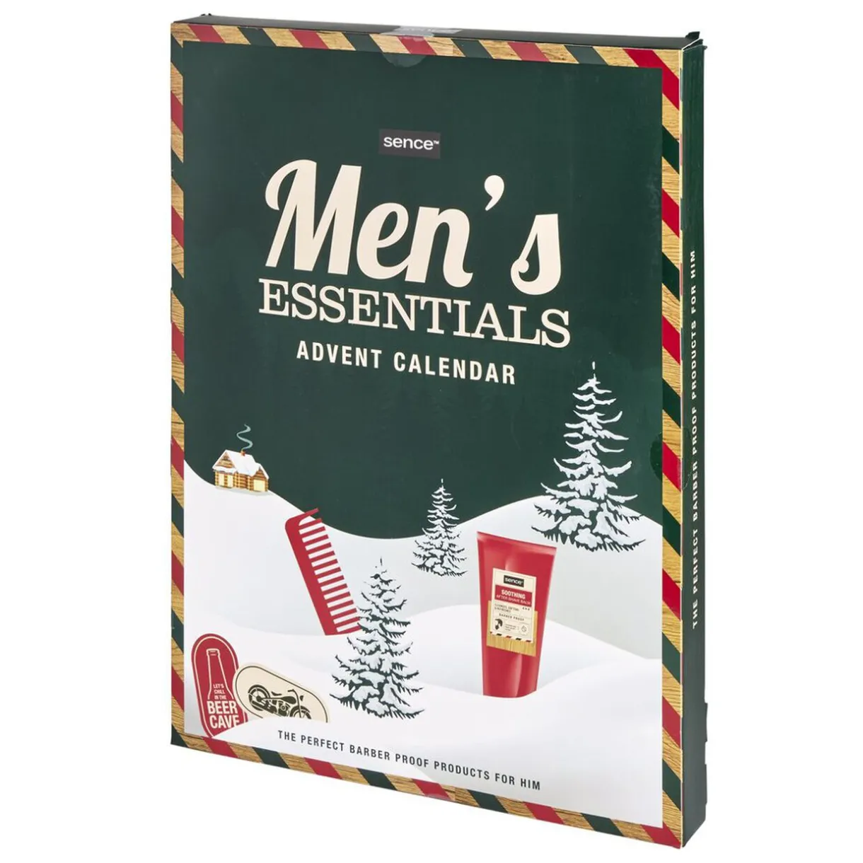 Gifi Calendrier de l'Avent homme barbier Sence 24 cases^ Loisirs Créatifs Et Emballage Cadeau