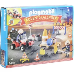 Gifi Calendrier de l'Avent pompier Playmobil^ Loisirs Créatifs Et Emballage Cadeau