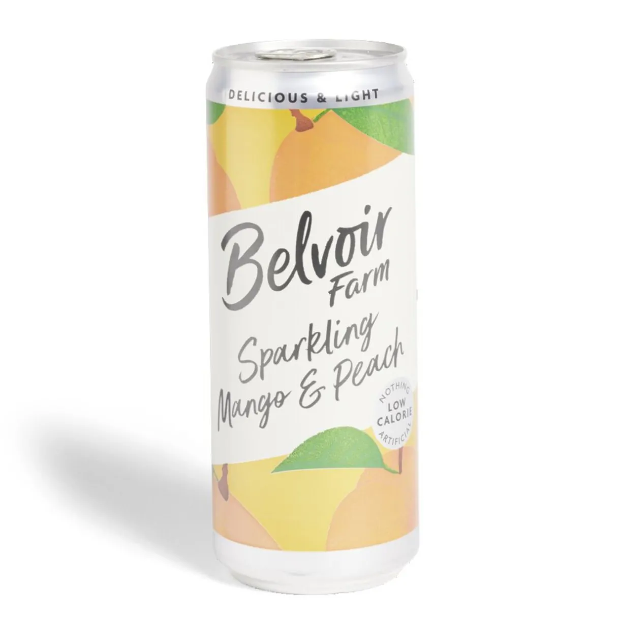 New Gifi Canette Belvoir boisson gazeuse mangue pêche 33cl