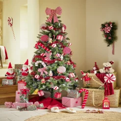 Clearance Gifi Canne à sucre déco Noël à suspendre blanche H40cm