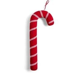 Clearance Gifi Canne à sucre déco Noël à suspendre blanche H40cm