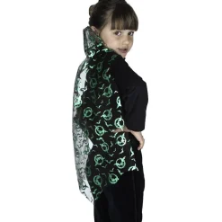 Best Gifi Cape Halloween pour enfant 7/9 ans orange violet ou vert