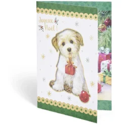 Gifi Carte de voeux Noël 12x17cm^ Loisirs Créatifs Et Emballage Cadeau