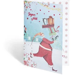 Gifi Carte de voeux Noël 12x17cm^ Loisirs Créatifs Et Emballage Cadeau