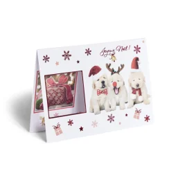 Gifi Carte de voeux Noël 12x17cm^ Loisirs Créatifs Et Emballage Cadeau