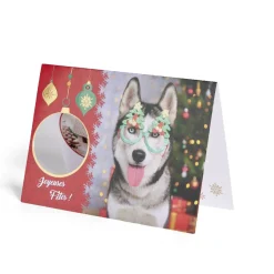 Gifi Carte de voeux Noël 12x17cm^ Loisirs Créatifs Et Emballage Cadeau