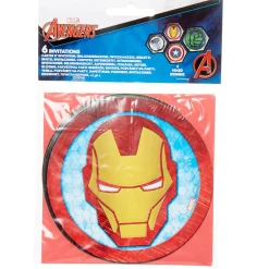 Gifi Carte d'invitation Avengers x6^ Loisirs Créatifs Et Emballage Cadeau