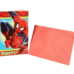 Gifi Carte invitation Spiderman x6^ Loisirs Créatifs Et Emballage Cadeau