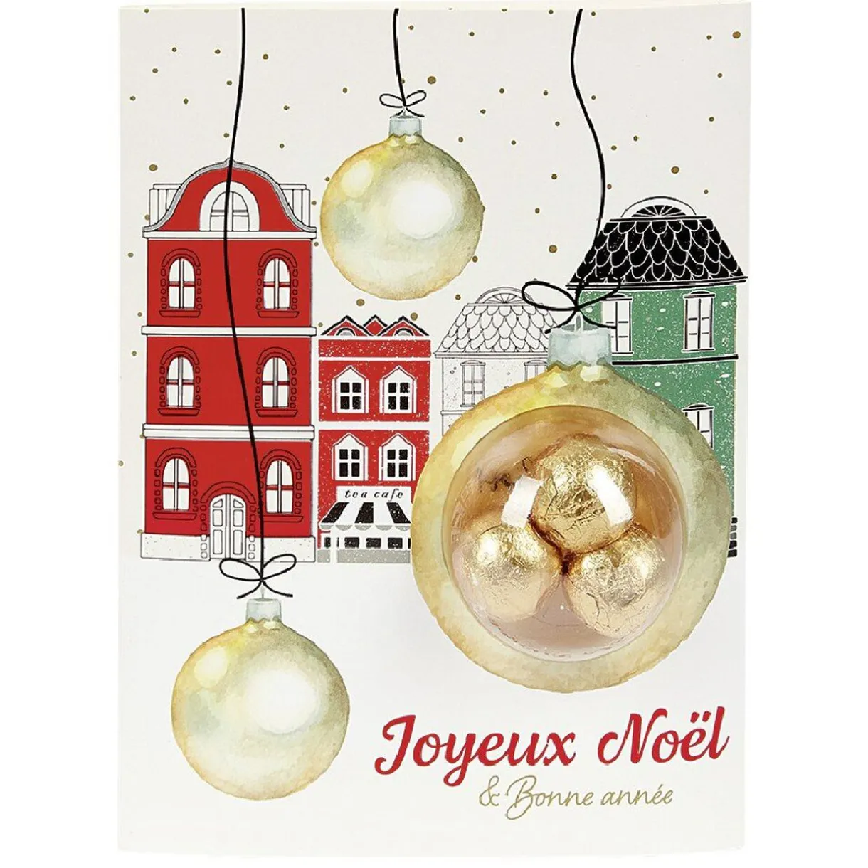 Online Gifi Carte voeux de Noël + chocolat 15g
