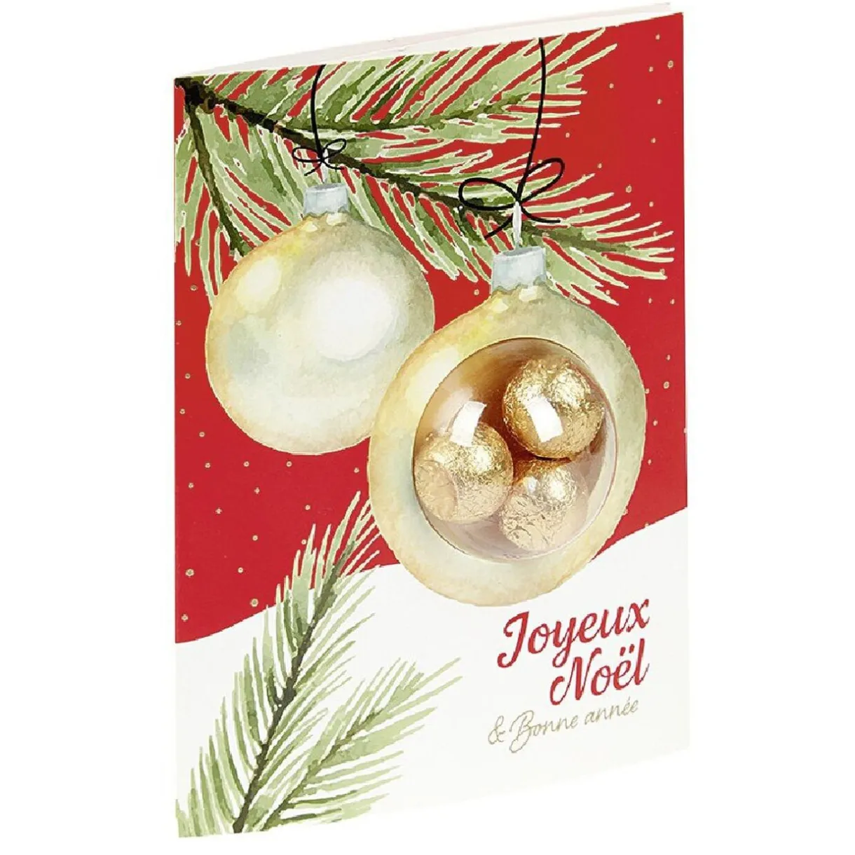 Online Gifi Carte voeux de Noël + chocolat 15g