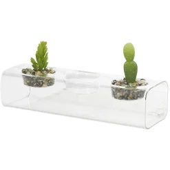 Clearance Gifi Centre de table plante grasse artificielle x2