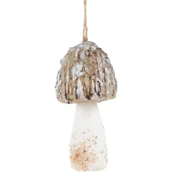 Gifi Champignon de Noël brut à suspendre^ Décoration Sapin