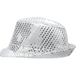 Best Gifi Chapeau à sequins avec led doré ou argenté