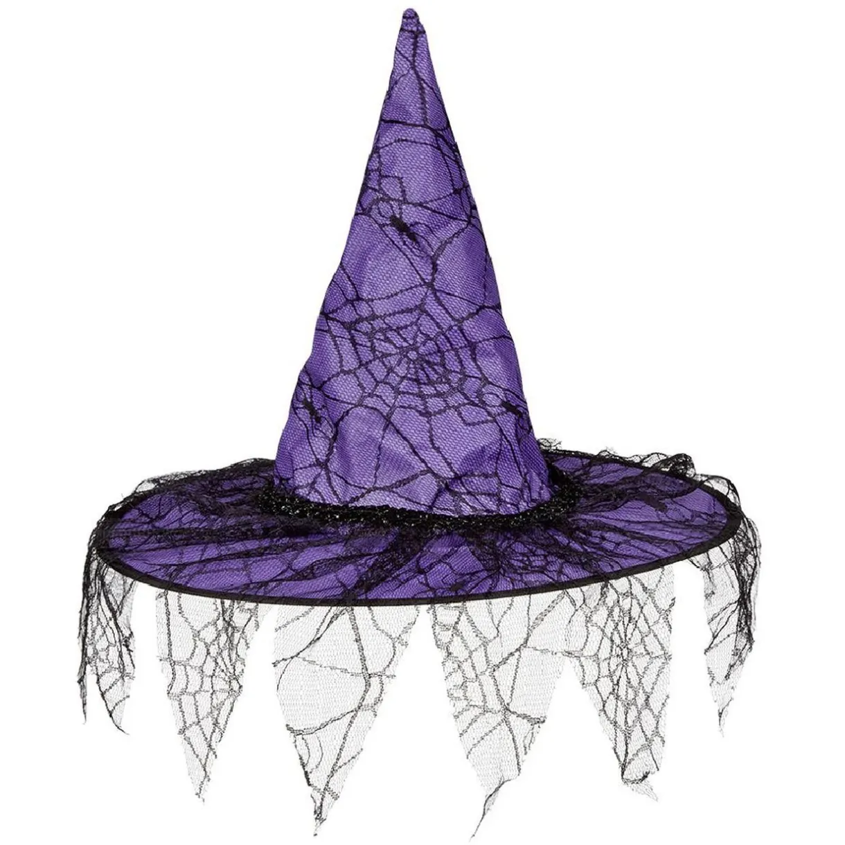 Outlet Gifi Chapeau de sorcière recouvert de dentelle