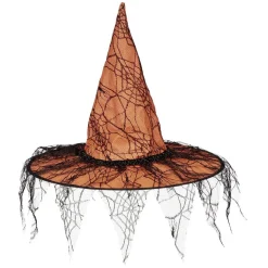 Outlet Gifi Chapeau de sorcière recouvert de dentelle