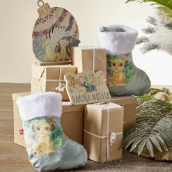 Gifi Chaussette de Noël Disney Le Roi Lion Simba à suspendre H27cm^ Décoration Sapin