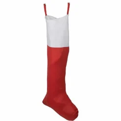Gifi Chaussette de Noël rouge XXL H1,13 m^ Décoration Sapin