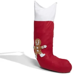 Gifi Chaussette Noël géante H180cm^ Décoration Sapin