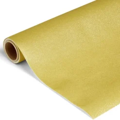 Sale Gifi Chemin de table 320cm tissu intissé doré pailleté