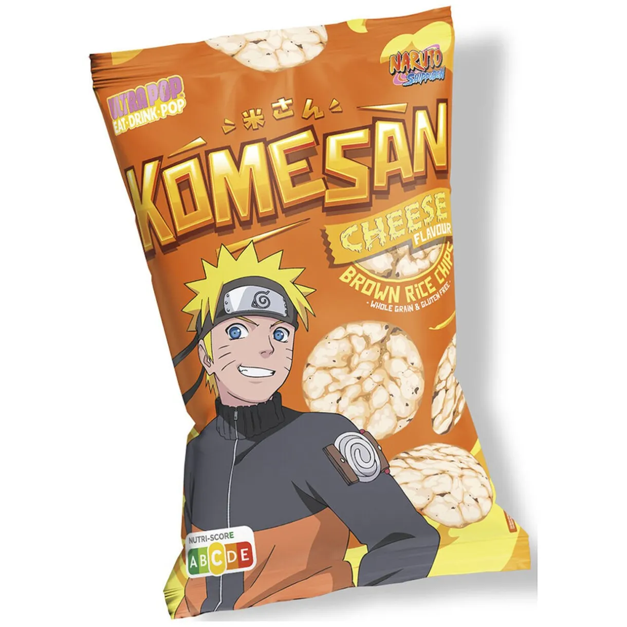 Sale Gifi Chips de riz complet Komesan goût fromage Naruto 60g