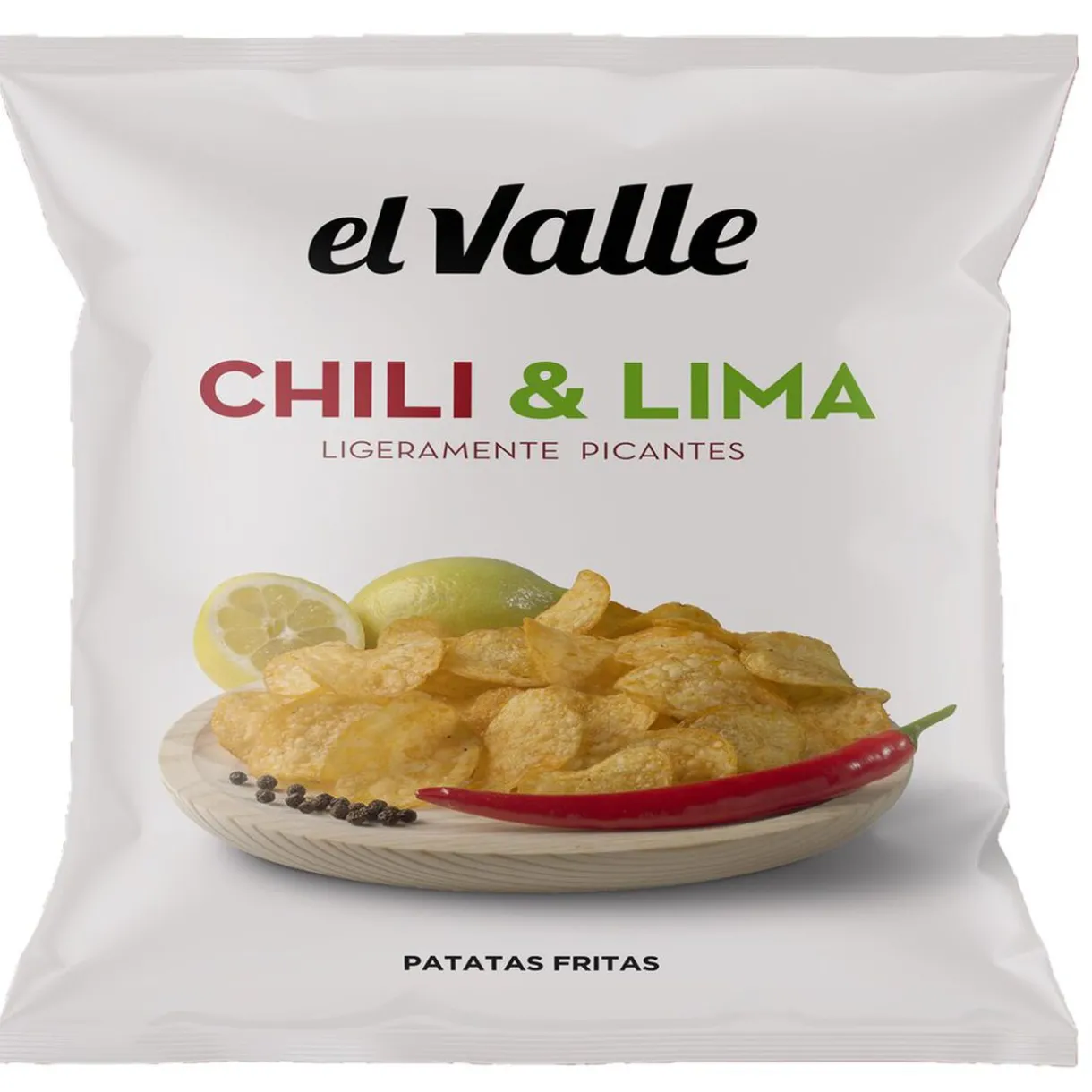Hot Gifi Chips El Valle saveur piment et citron vert 130g
