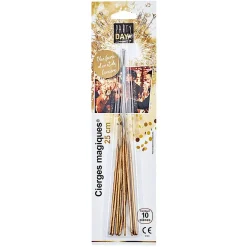 Sale Gifi Cierge magique doré 25 cm x 10