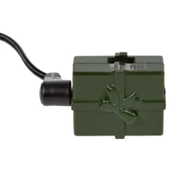 Gifi Cimier tête de sapin animé traineau Père-Noël rotatif avec étoile lumineuse^ Décoration Sapin