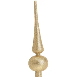 Gifi Cimier tête de sapin Noël conique doré^ Décoration Sapin