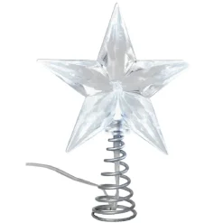 Gifi Cimier tête de sapin Noël lumineuse intérieure 1 LED^ Décoration Extérieure De Noël
