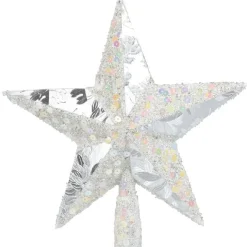 Gifi Cimier tête de sapin Noël étoile argentée^ Décoration Sapin