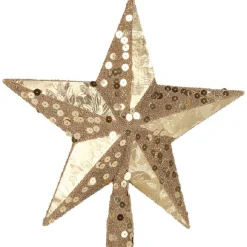Gifi Cimier tête de sapin Noël étoile dorée^ Décoration Sapin