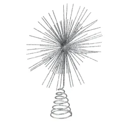 Gifi Cimier tête de sapin Noël étoile scintillante^ Décoration Sapin