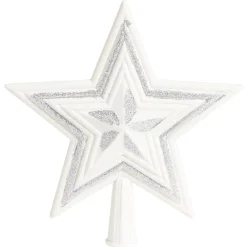Gifi Cimier tête de sapin Noël étoile blanc^ Décoration Sapin