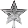Gifi Cimier tête de sapin étoile argenté H18cm^ Décoration Sapin