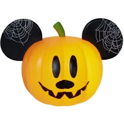 Sale Gifi Citrouille Disney Mickey à LED orange et noir L30xH18cm - grand modèle